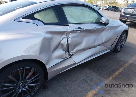 2017 Infiniti Q60 3.0T Red Sport 400 from USA, damaged, VIN JN1FV7EL8HM701397